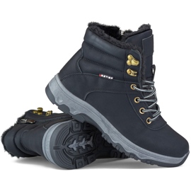 Chaussures de trekking hautes pour femmes, noires le noir