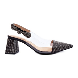 Escarpins élégants à bout pointu D&amp;A MR91292-1 Noir