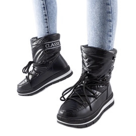 Bottes de neige à plateforme Black Vineyard le noir