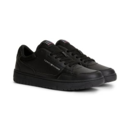 Chaussures Tommy Hilfiger Basket Core Leather M FM0FM04727 Bds le noir