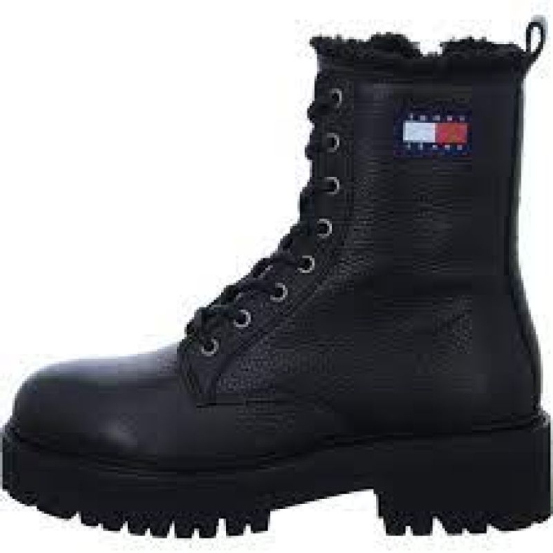 Chaussures Tommy Hilfiger Urban Boot Tumbled Ltr Wl W EN0EN02317BDS le noir