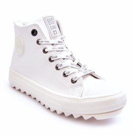 Baskets Femme Big Star High Warm White GG274108 blanc