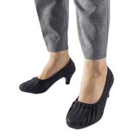 Escarpins à volants Santro noirs le noir