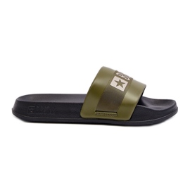 Tongs classiques pour hommes Big Star LL174458 Kaki vert