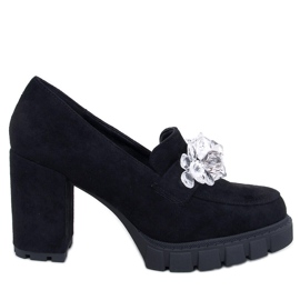 Mocassins Nadine Bottines à talons noires le noir