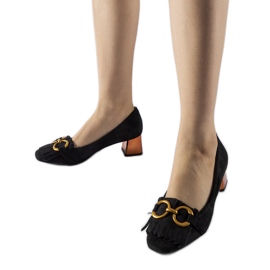 Escarpins à talons hauts Basso noirs le noir