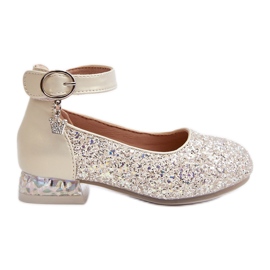 Ballerines enfant à paillettes Or Pardride d'or