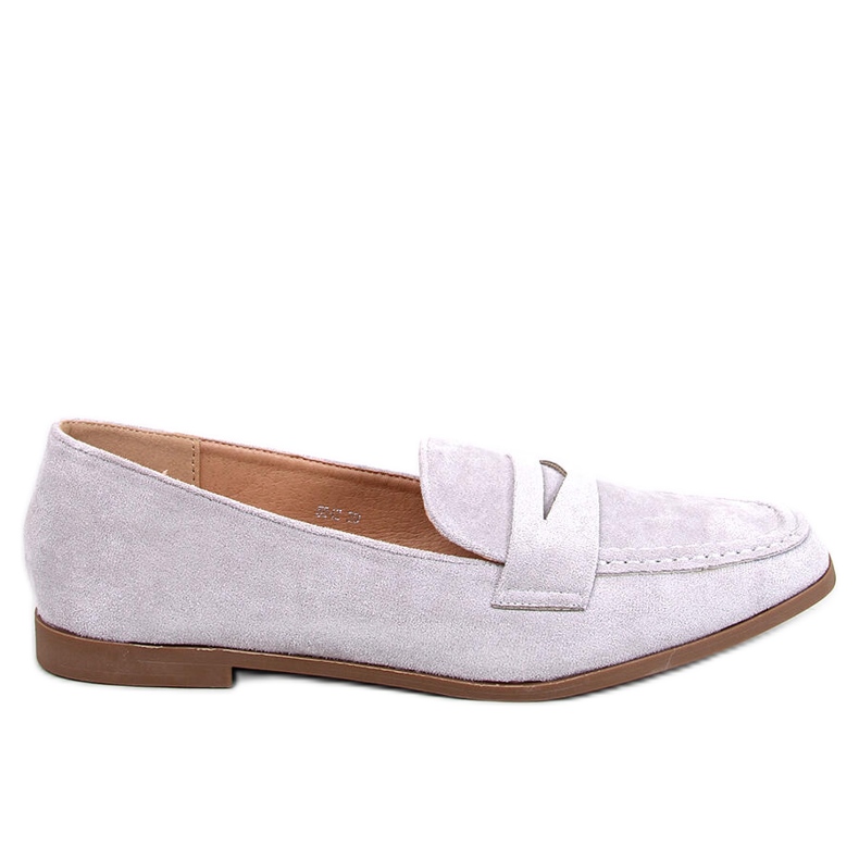 Mocassins femme Dorry Grey gris