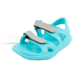 Sandales Crocs Swiftwater Jr 204988-40M bleu Sandales Crocs Swiftwater Jr 204988-40M bleu
