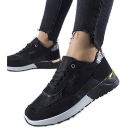 Baskets Roganzuolo noires à paillettes