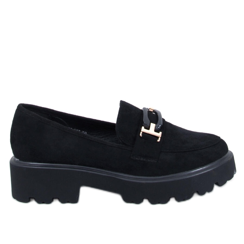 Mocassins femme en daim Ralfes Noir le noir
