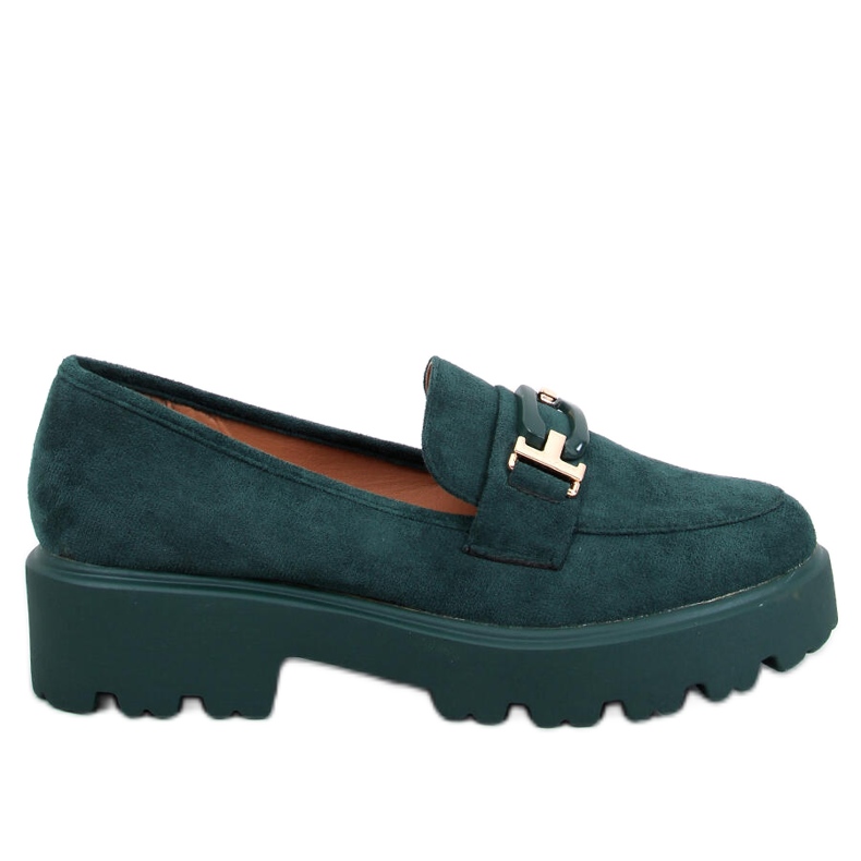Mocassins femme en daim Ralfes Verts