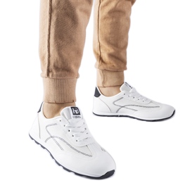 Baskets de sport blanches Pinarella