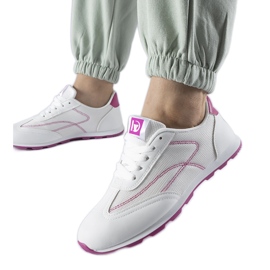 Baskets de sport blanches Pinarella