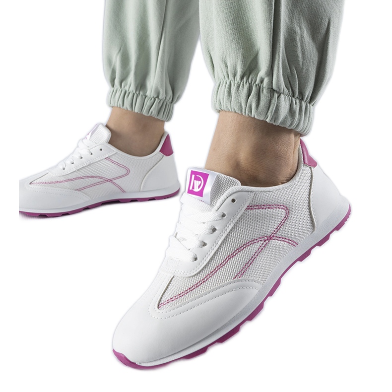 Baskets de sport blanches Pinarella