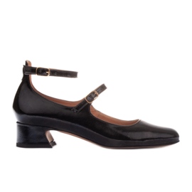 Marco Shoes Escarpins style Mary Jane noir