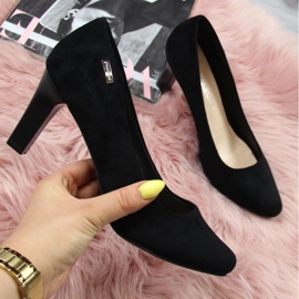 Escarpins Sergio Leone W SK39T en daim noir