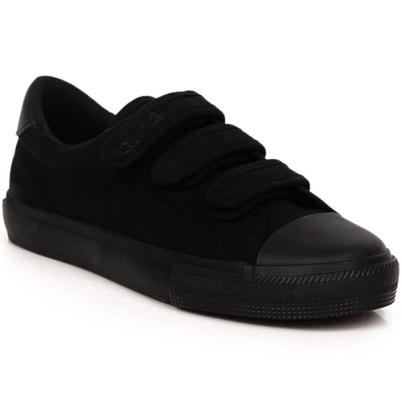 Big Star M INT1839 baskets velcro, noir le noir