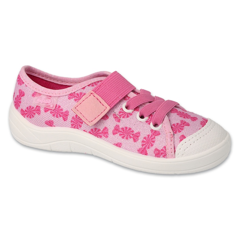 Befado chaussons enfants avec velcro 351X030 rose