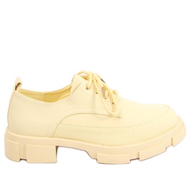 Mocassins Semelle Haute Unna Jaune Mocassins Semelle Haute Unna Jaune