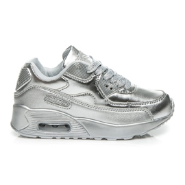 Vices Chaussures de rapter d'argent gris