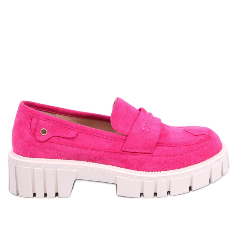 Mocassins plateforme de Chandra Peach rose