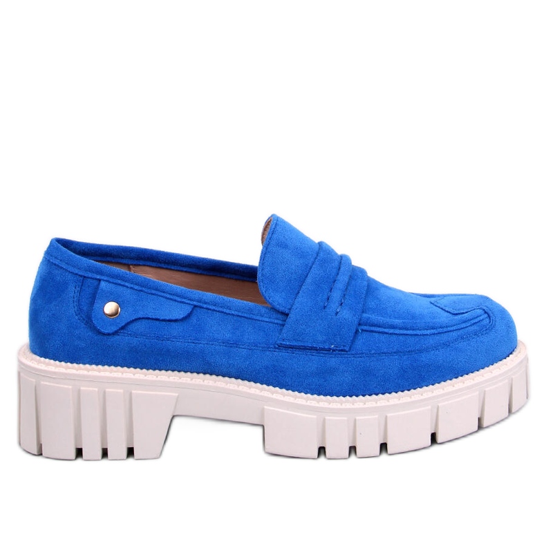 Mocassins plateforme Chandra Bleu