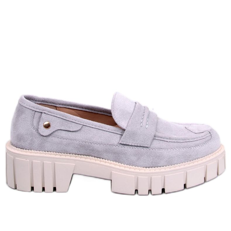 Mocassins à plateforme de Chandra L.GREY gris