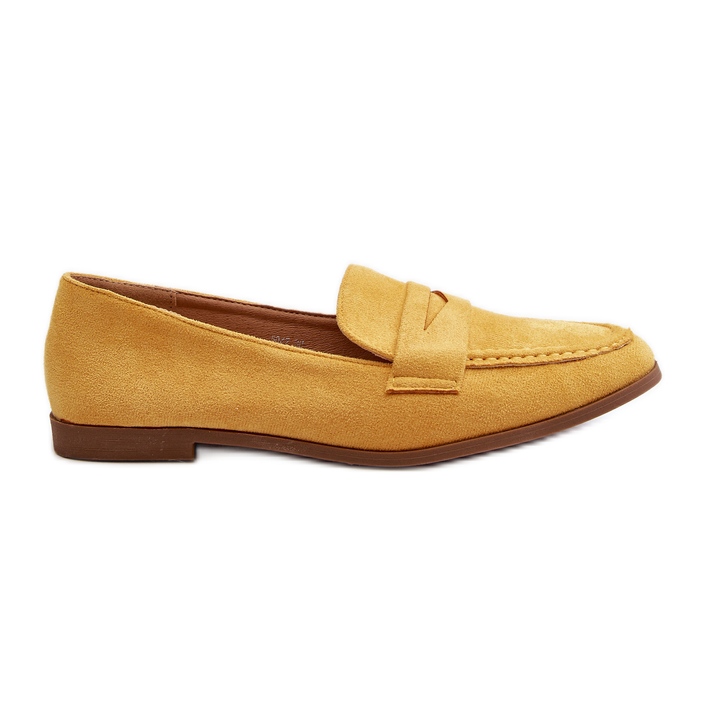 Mocassins Classiques Femme Jaune Olevin