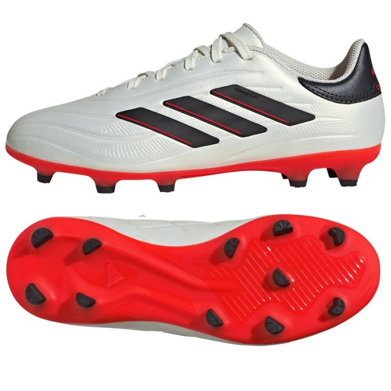 Chaussures de football adidas Copa Pure.2 League Fg Jr IE4987 blanche