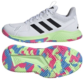 Chaussures de handball Adidas Court Flight Blanc