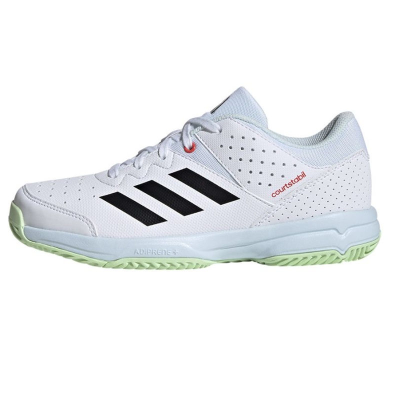 Chaussures de handball Adidas Court Stabil Jr ID2462 blanche Chaussures de handball Adidas Court Stabil Jr ID2462 blanche