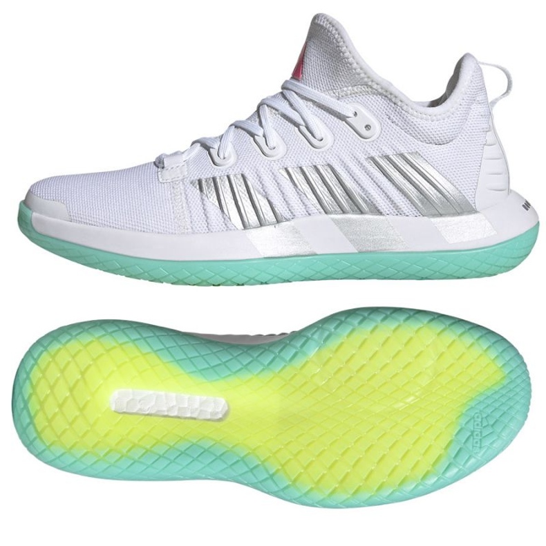 Chaussures de handball Adidas Stabil Next Gen W IG3402 blanche