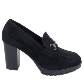 Desira Mocassins à talons noirs