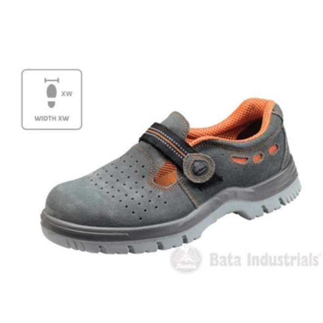 Sandales Bata Industrials Riga Xw U MLI-B22B3, gris foncé Sandales Bata Industrials Riga Xw U MLI-B22B3, gris foncé