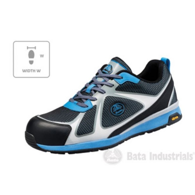 Chaussures bleues Bata Industrials Bright 021 U MLI-B20B5