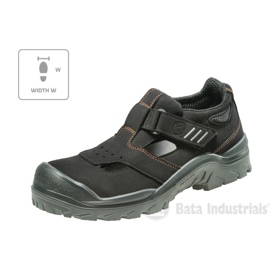 Bata Industrials Act 151 U MLI-B09B1 sandales noires