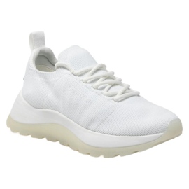 Calvin Klein 2 pièces semelle chaussures à lacets W HW0HW01337 blanche Calvin Klein 2 pièces semelle chaussures à lacets W HW0HW01337 blanche
