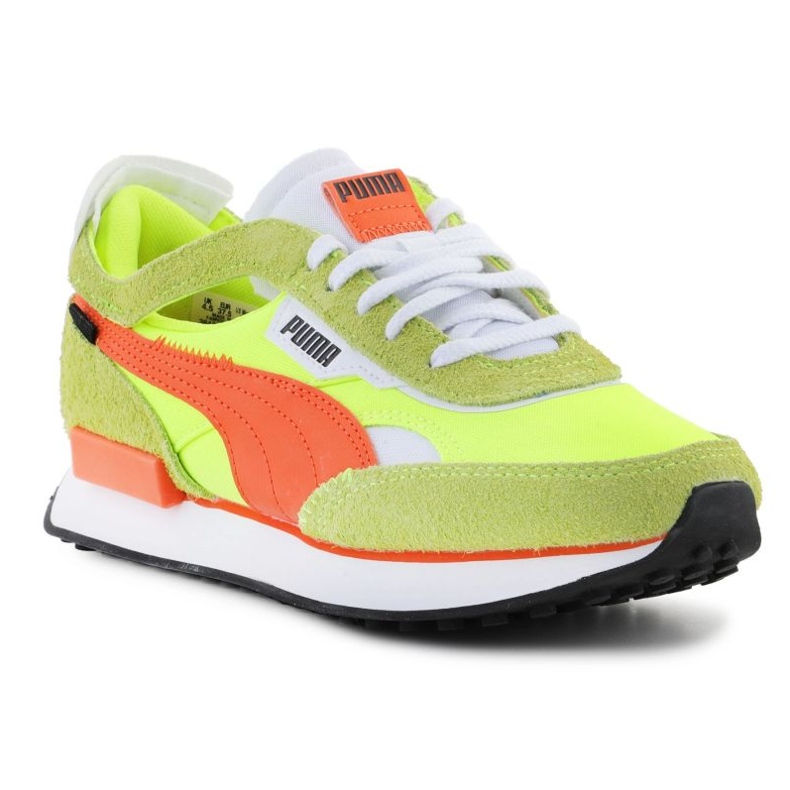Puma future rider chaussures vintage découpées W 384861-01 jaune