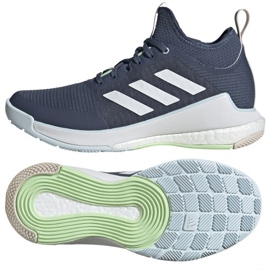 Chaussures de volley-ball Adidas Crazyflight Mid W IG3971 bleu Chaussures de volley-ball Adidas Crazyflight Mid W IG3971 bleu