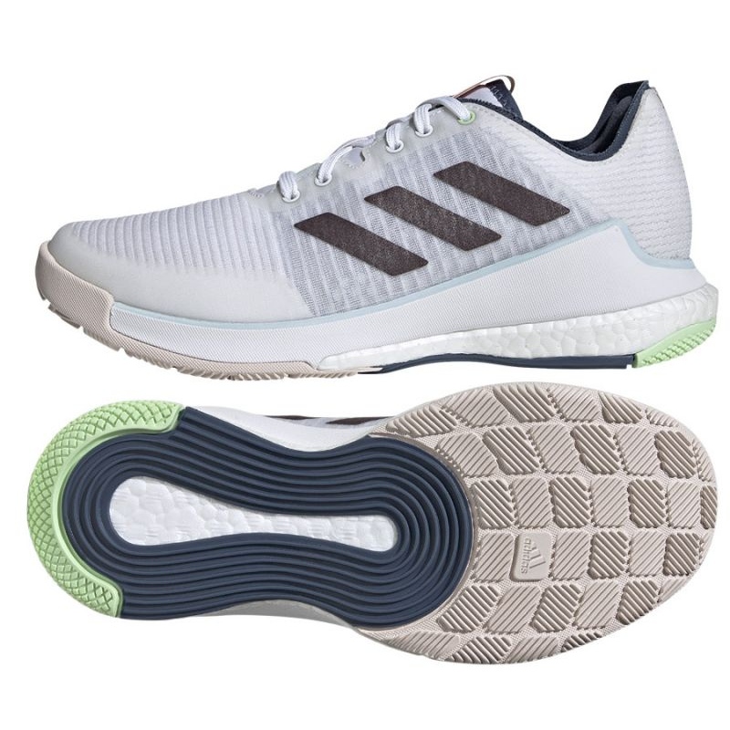 Chaussures de volley ball Adidas Crazyflight W IG3968 blanche