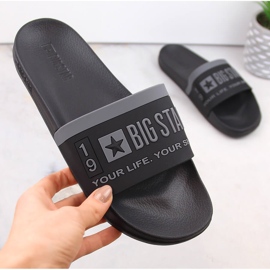 Tongs de sport noires Big Star LL274732 le noir Tongs de sport noires Big Star LL274732 le noir