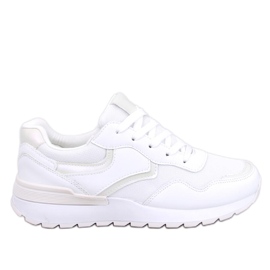 Baskets femme Navar Blanc irisé