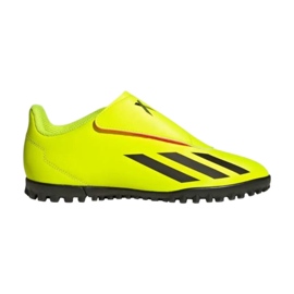 Chaussures Adidas X Crazyfast Club Vel Tf Jr IF0713 jaune