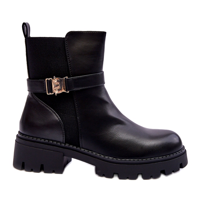 Bottes de Jodhpur pour femmes avec une décoration noire le noir