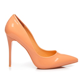 Vices talons hauts classiques orange