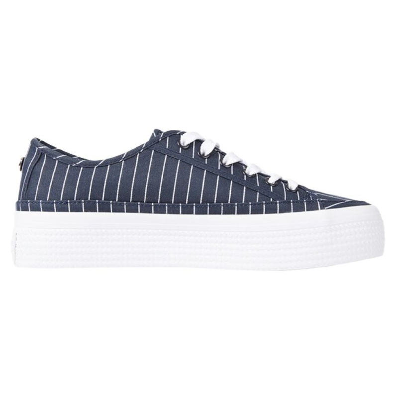 Tommy Hilfiger Essential Stripe Sneaker W FW0FW06530 chaussures bleu