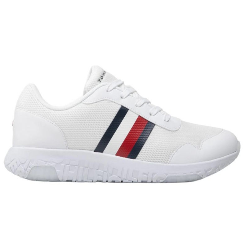Chaussures Tommy Hilfiger Lightweight Knit Runner M FM0FM04158 blanche