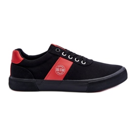 Baskets en tissu pour hommes Big Star JJ174255 Noir