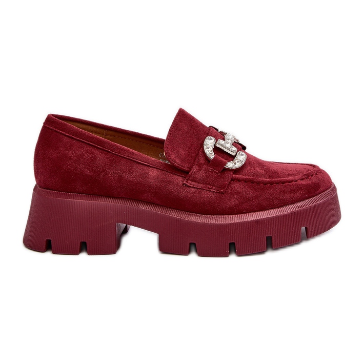 Mocassins Femme Avec Décoration, Bordeaux Ellise rouge Mocassins Femme Avec Décoration, Bordeaux Ellise rouge